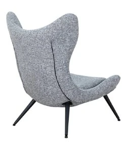 Habitat Robbie Fabric Accent Chair - Grey -Chic Household Items 9134362 R Z003A