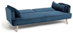 Habitat Andy 3 Seater Velvet Clic Clac Sofa Bed - Blue -Chic Household Items 9160659 R Z003A