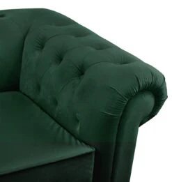Habitat Chesterfield Velvet 3 Seater Sofa - Green -Chic Household Items 9161878 R Z006A