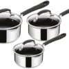 Tefal Jamie Oliver 3 Piece Non Stick Saucepan Set