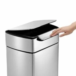Simplehuman 30 Litre Touch Bar Stainless Steel Bin -Chic Household Items 9165465 R Z004A