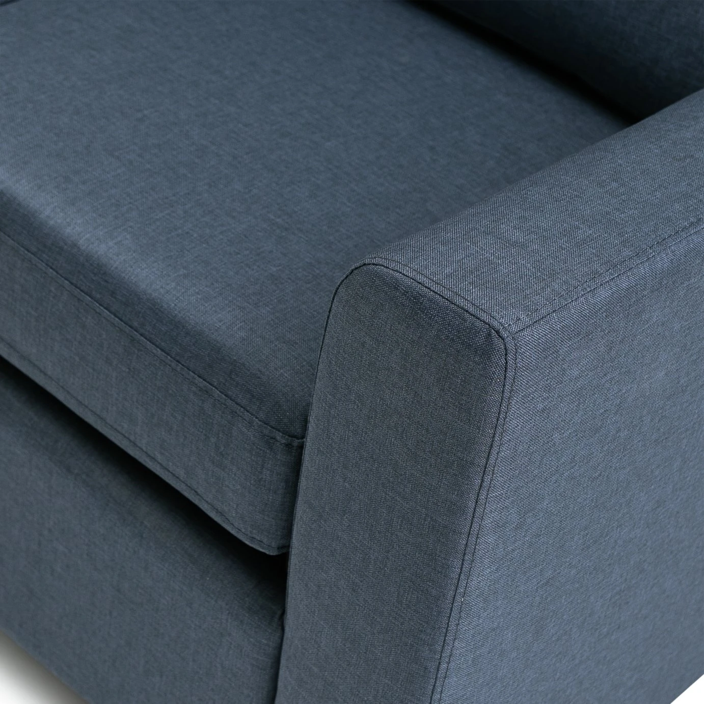 Habitat Apartment 2 Seater Fabric Sofa Bed - Navy 6 Habitat Apartment 2 Seater Fabric Sofa Bed - Navy - Image 6