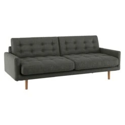 Habitat Fenner Fabric 3 Seater Sofa - Charcoal -Chic Household Items 9173440 R Z003A