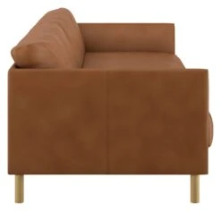 Habitat Hyde 3 Seater Leather Sofa Bed - Tan 14 Habitat Hyde 3 Seater Leather Sofa Bed - Tan -Chic Household Items 9185005 R Z004A