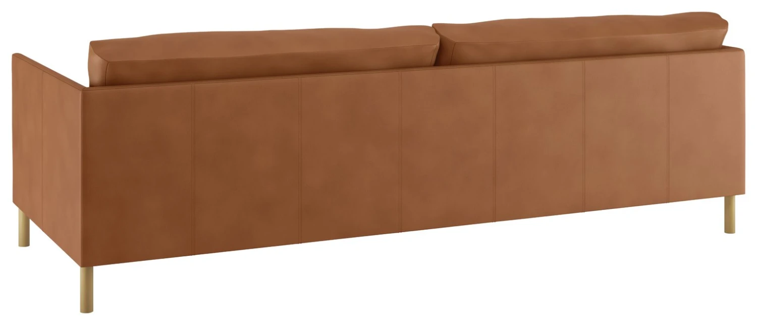 Habitat Hyde 3 Seater Leather Sofa Bed - Tan 7 Habitat Hyde 3 Seater Leather Sofa Bed - Tan - Image 7