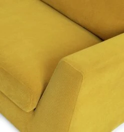Habitat Brixley Fabric 3 Seater Sofa - Yellow -Chic Household Items 9191336 R Z006A