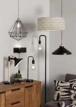 Habitat Kanso Wire Pendant Shade - Black -Chic Household Items 9199462 R Z002C