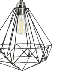 Habitat Kanso Wire Pendant Shade - Black -Chic Household Items 9199462 R Z003A