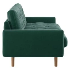 Habitat Fenner Velvet 2 Seater Sofa - Emerald -Chic Household Items 9199541 R Z004A