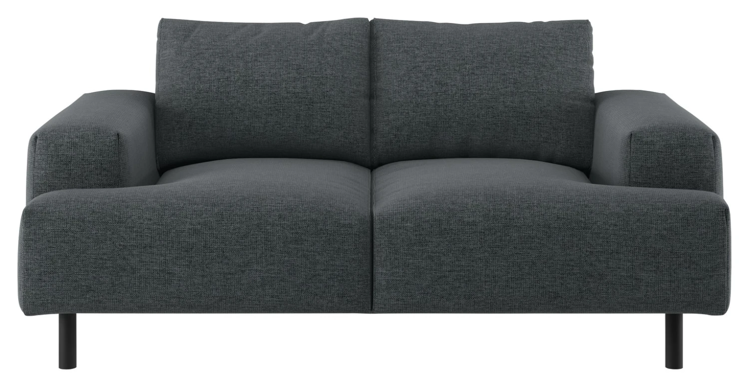 Habitat Julien Fabric 2 Seater Sofa - Dallas Grey 1 Habitat Julien Fabric 2 Seater Sofa - Dallas Grey
