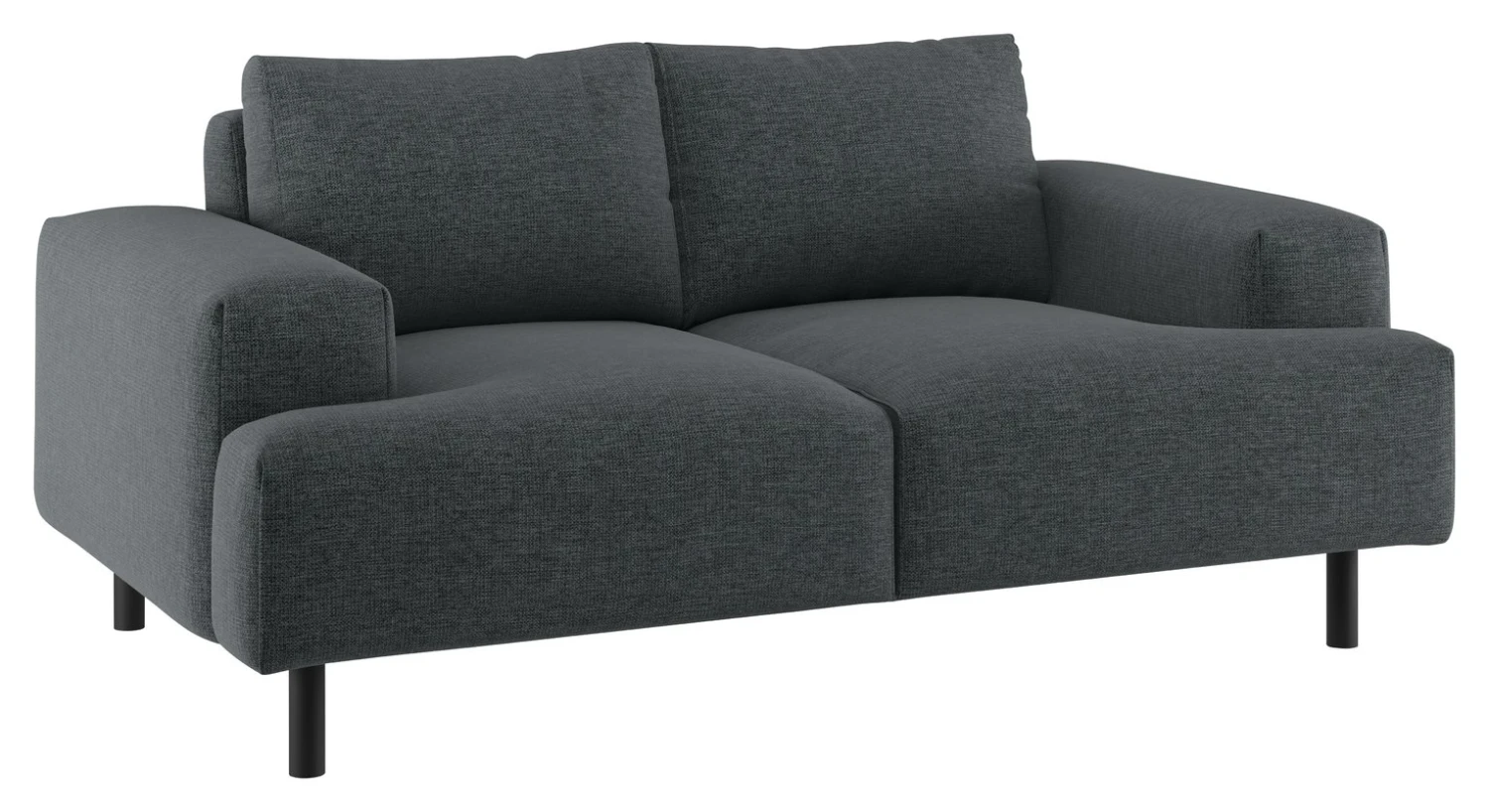 Habitat Julien Fabric 2 Seater Sofa - Dallas Grey 6 Habitat Julien Fabric 2 Seater Sofa - Dallas Grey - Image 6