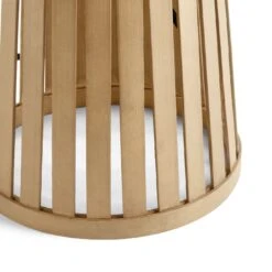 Habitat Achille Bamboo Table Lamp - Natural & White -Chic Household Items 9202256 R Z003A