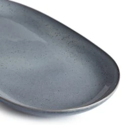 Habitat Evora Stoneware Serving Platter - Blue -Chic Household Items 9203671 R Z002A