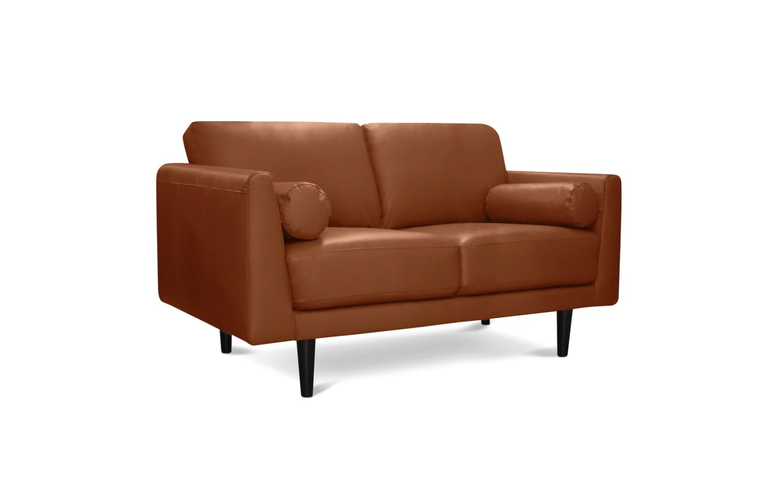 Habitat Jackson Leather 2 Seater Sofa - Tan 4 Habitat Jackson Leather 2 Seater Sofa - Tan - Image 4