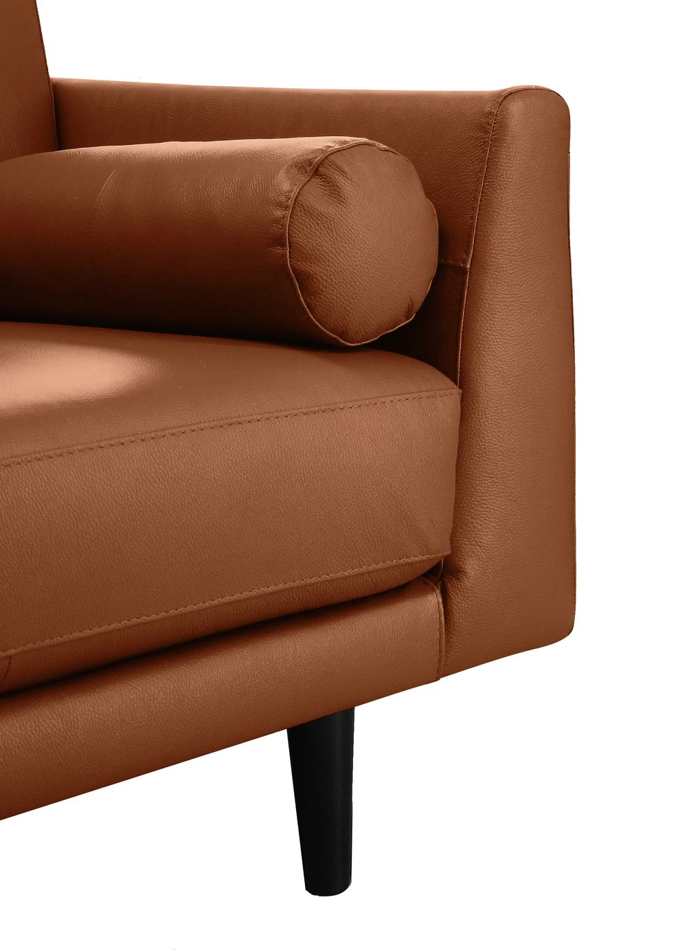 Habitat Jackson Leather 2 Seater Sofa - Tan 6 Habitat Jackson Leather 2 Seater Sofa - Tan - Image 6