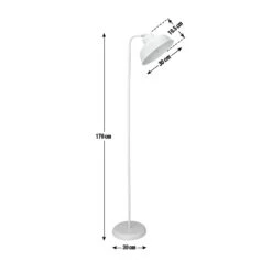 Habitat Benson Floor Lamp - Mustard 17 Habitat Benson Floor Lamp - Mustard -Chic Household Items 9210114 R Z020A