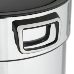 Habitat 30 Litre Round Touch Op Bin - Silver -Chic Household Items 9211254 R Z003A