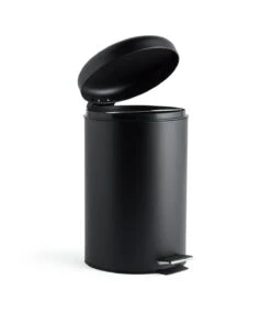 Habitat 12 Litre Domed Pedal Bin - Black -Chic Household Items 9212772 R Z002A