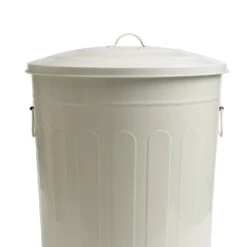 Habitat 49 Litre Trash Can Bin - Cream -Chic Household Items 9212820 R Z004A