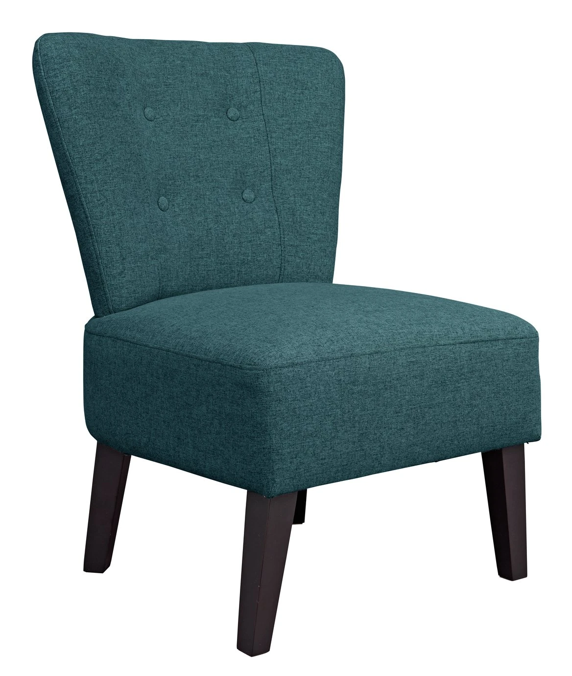 Habitat Delilah Fabric Cocktail Chair - Teal 5 Habitat Delilah Fabric Cocktail Chair - Teal - Image 5
