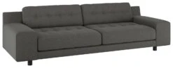 Habitat Hendricks Fabric 4 Seater Sofa - Charcoal -Chic Household Items 9219933 R Z008A