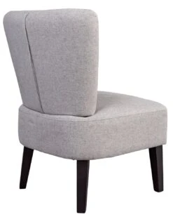 Habitat Delilah Fabric Cocktail Chair - Light Grey -Chic Household Items 9221433 R Z003A