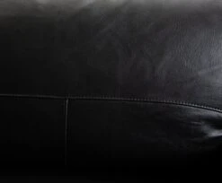 Habitat Milford Leather 4 Seater Sofa - Black -Chic Household Items 9223163 R B001