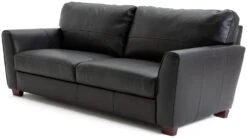 Habitat Milford Leather 4 Seater Sofa - Black -Chic Household Items 9223163 R Z002A