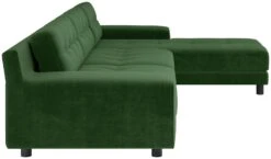 Habitat Hendricks Velvet Right Hand Corner Chaise Sofa-Green 13 Habitat Hendricks Velvet Right Hand Corner Chaise Sofa-Green -Chic Household Items 9269165 R Z004A
