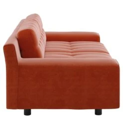 Habitat Hendricks Velvet 3 Seater Sofa - Orange -Chic Household Items 9299166 R Z004A