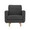 Habitat Remi Fabric Armchair In A Box - Charcoal