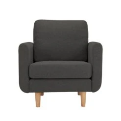 Habitat Remi Fabric Armchair In A Box - Charcoal
