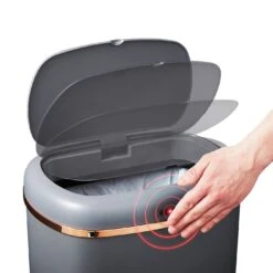 Tower 58 Liter Cavaletto Sensor Bin - Grey -Chic Household Items 9308899 R Z003A