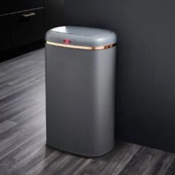 Tower 58 Liter Cavaletto Sensor Bin - Grey -Chic Household Items 9308899 R Z005A