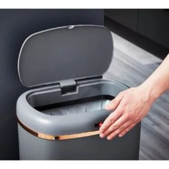 Tower 58 Liter Cavaletto Sensor Bin - Grey -Chic Household Items 9308899 R Z006A