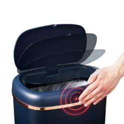 Tower 58 Liter Cavaletto Sensor Bin - Blue -Chic Household Items 9308916 R Z003A