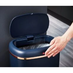 Tower 58 Liter Cavaletto Sensor Bin - Blue -Chic Household Items 9308916 R Z006A