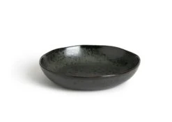 Habitat Preto 4 Piece Stoneware Pasta Bowls - Black -Chic Household Items 9310791 R Z002A