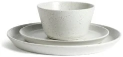 Habitat Addison 12 Piece Stoneware Dinner Set - White 8 Habitat Addison 12 Piece Stoneware Dinner Set - White -Chic Household Items 9311453 R Z002A