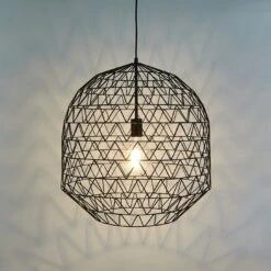 Habitat Moore Ceiling Light - Black -Chic Household Items 9312926 R Z002C