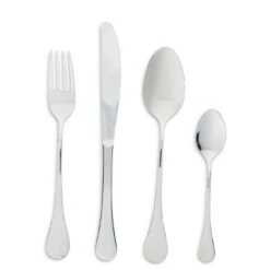 Habitat Evora 16 Piece Stainless Steel Cutlery Set - Mirror