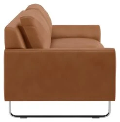 Habitat Lyle Leather 2 Seater Sofa - Tan 12 Habitat Lyle Leather 2 Seater Sofa - Tan -Chic Household Items 9325171 R Z004A