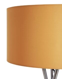 Habitat Tripod Floor Lamp - Mustard And Chrome -Chic Household Items 9336335 R Z002A