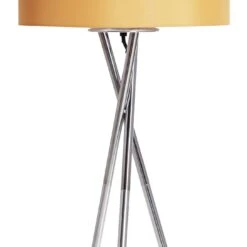 Habitat Tripod Floor Lamp - Mustard And Chrome -Chic Household Items 9336335 R Z003A