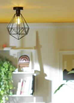 Habitat Kanso Flush To Ceiling Light - Matt Black -Chic Household Items 9340187 R Z002C