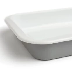 Habitat Set Of 2 Enamel Oven Tray Roaster Set -Chic Household Items 9340462 R Z002A