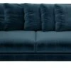 Habitat Swift Velvet 3 Seater Sofa - Blue
