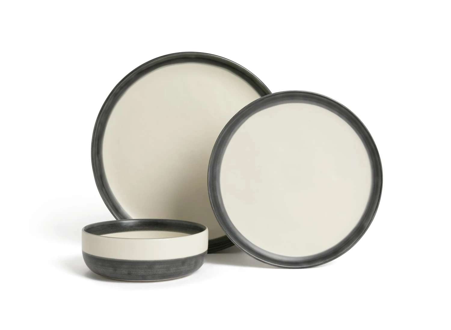 Habitat Stripe 12 Piece Stoneware Dinner Set - Multicoloured 1 Habitat Stripe 12 Piece Stoneware Dinner Set - Multicoloured