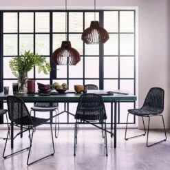 Habitat Achille Plywood Pendant Shade - Walnut -Chic Household Items 9361025 R Z002C