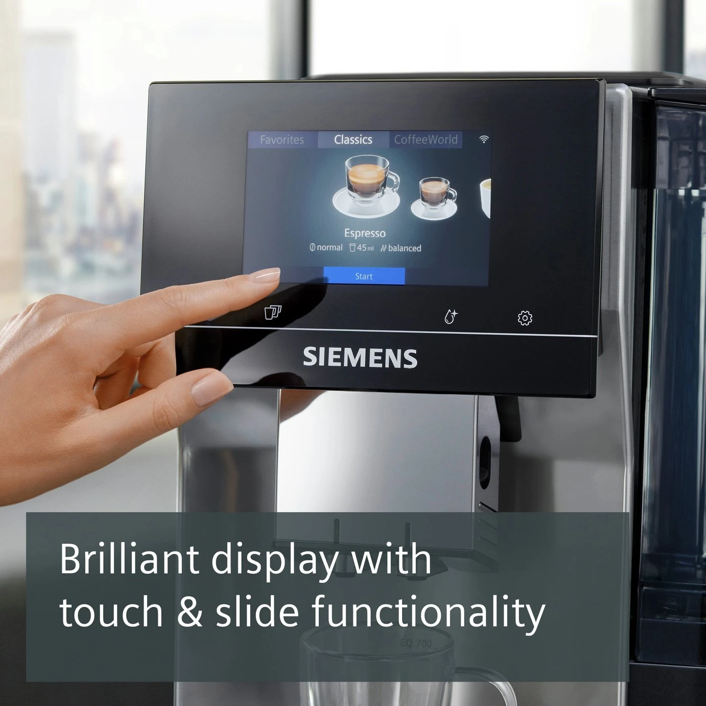 Siemens TP705GB1 EQ700 Bean To Cup Coffee Machine 2 Siemens TP705GB1 EQ700 Bean To Cup Coffee Machine - Image 2
